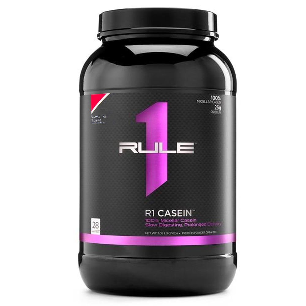 Протеин Rule 1 Casein 2,03 lb 924 g Клубника-сливки