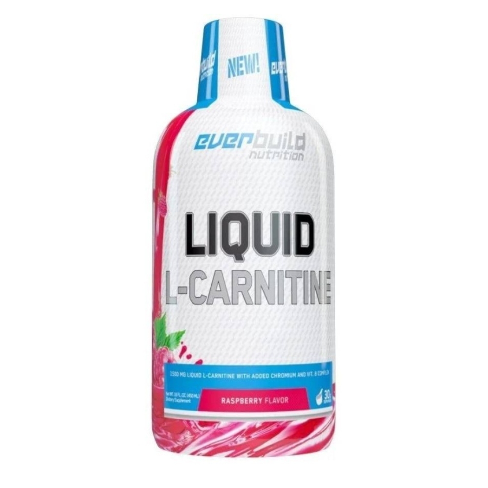 L-карнитин Ever build Liguid L-Carnitine + Chromium 1500 mg 450 ml Малина