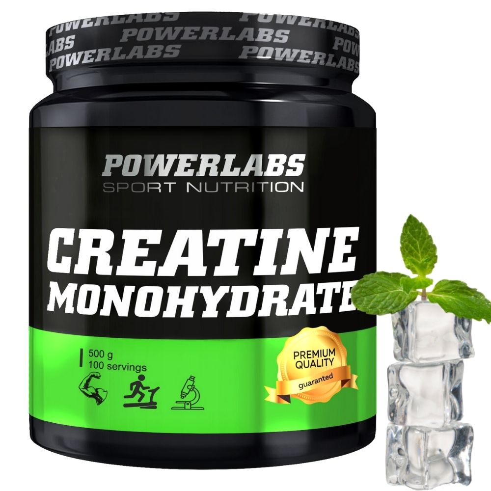 Креатин PowerLabs Креатин моногидрат Creatine Monohydrate 500 g Без вкуса