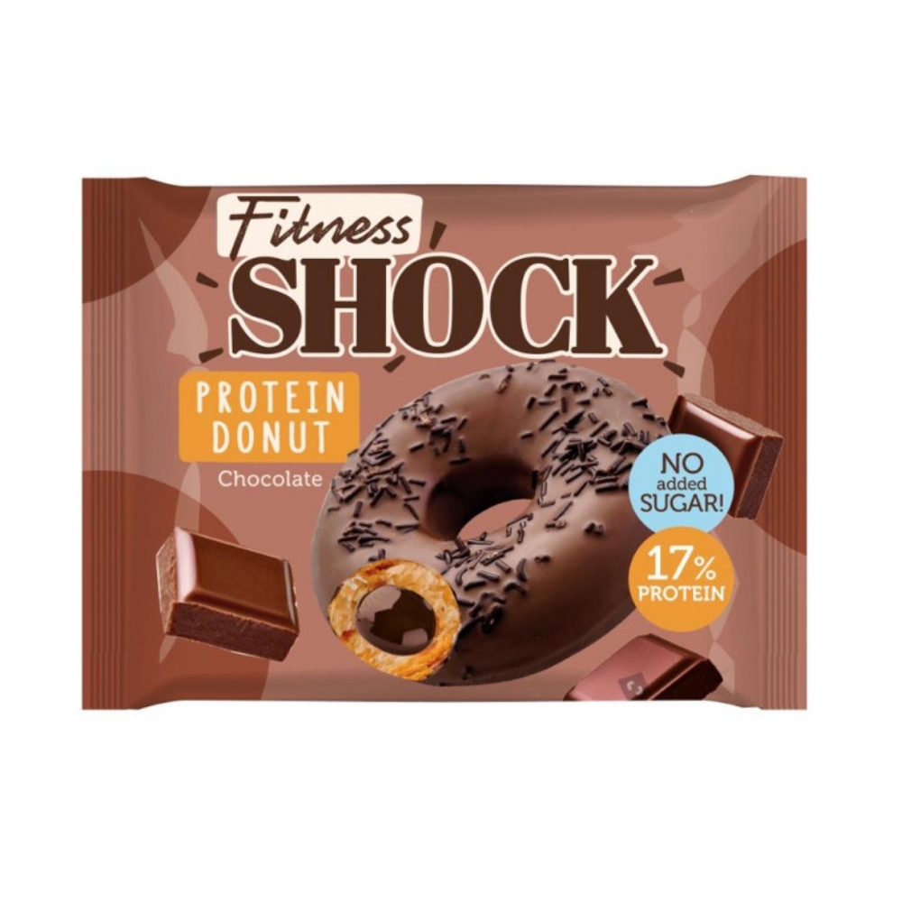 Диетическое питание FITNESS SHOCK донат 70 g Шоколад